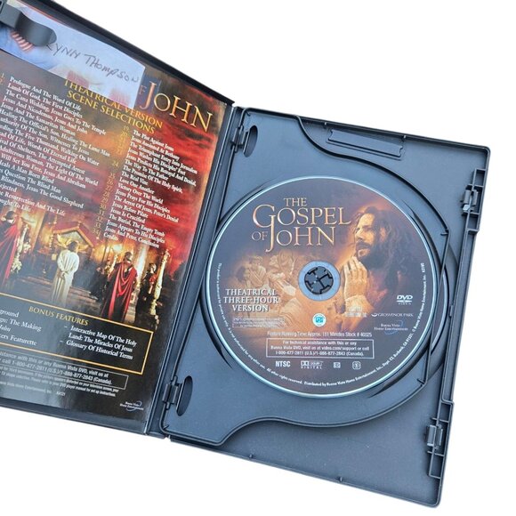The Gospel Of John 2 Disc DVD Set 2003 Christian Movie Christopher Plummer - Picture 4 of 9